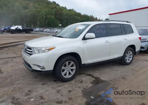 2012 Toyota Highlander Se V6 from USA, damaged, VIN 5TDZK3EH7CS059338
